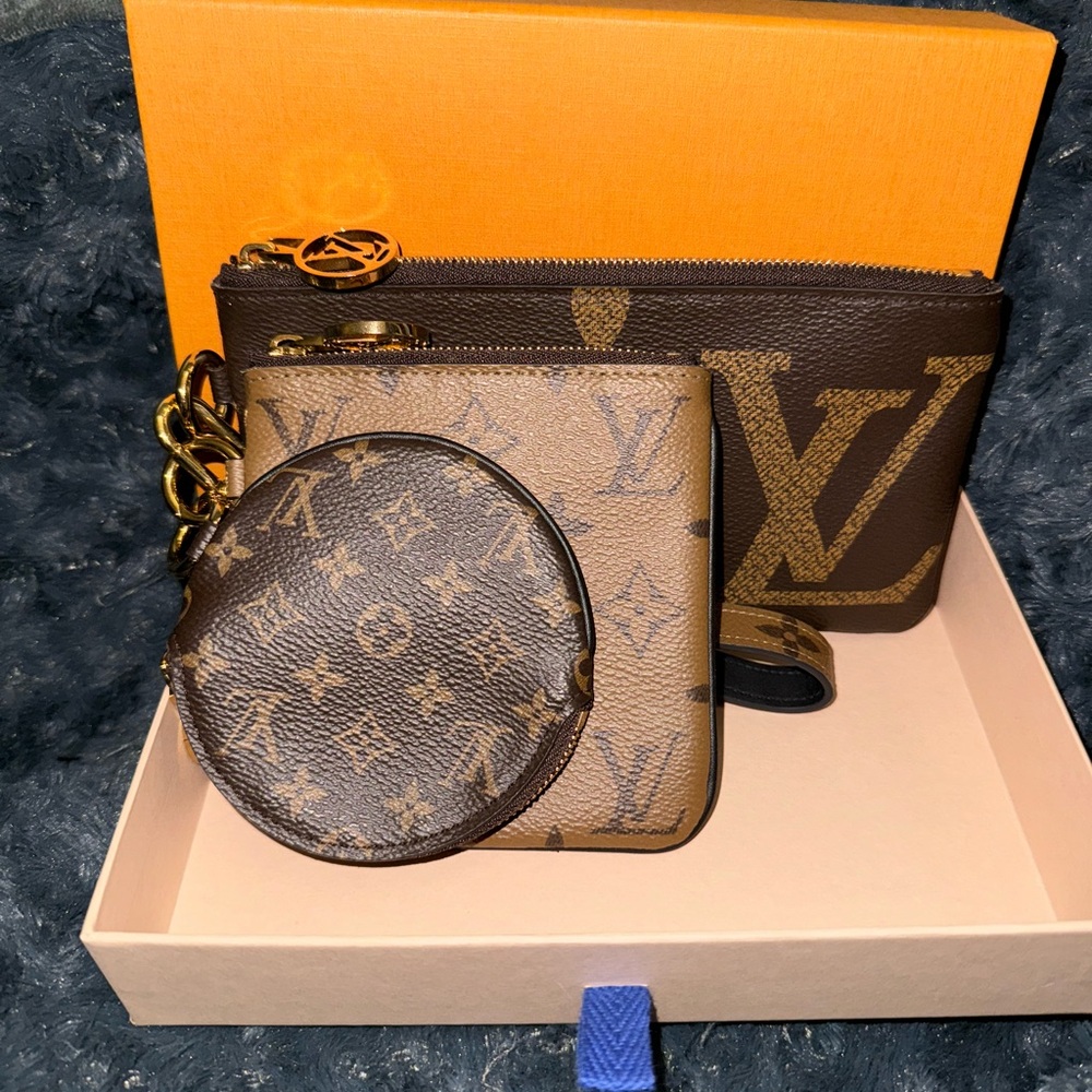 Authentic Louis Vuitton Trio Pouch